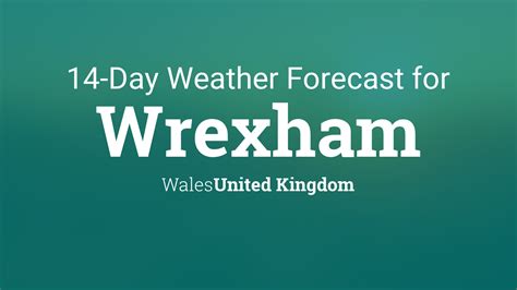 weather in wrexham this week.